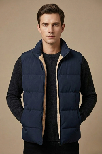 Men’s Insulated Winter Gilet – Fleece-Lined Design for Cold-Weather Layering