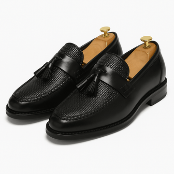 Men’s Woven Tassel Loafers – Classic Slip-On Elegance